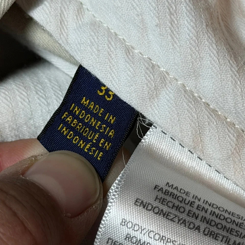 Polo Ralph Lauren Stretch Classic Fit Chino Shorts Tan Khaki Mens 33 9" Inseam - Picture 4 of 6